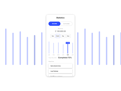 Daily UI #066 - Statistics app branding daily ui dailyui figma identity design ui ui design user interface ux