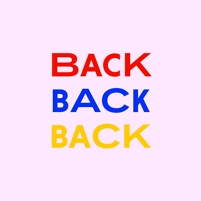 "Bounceback" Identity Design branding design logo typography