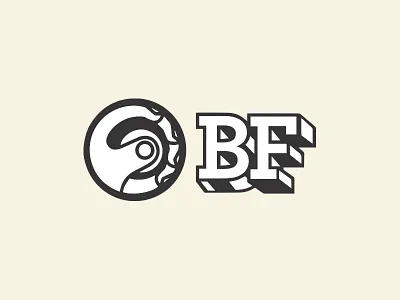 bf archer b badge brand branding design emblem f font icon illustration photo photography typography watermark