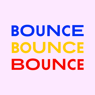 "Bounceback" Identity Design branding design logo typography