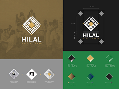 Logo & Branding – Hilal Hajj and Umrah 3d animation arabic calligraphy art calligraphy cultural heritage hilal islamic art islamic calligraphy madinah mecca muslim persian calligraphy religion saudi arabia tawaf