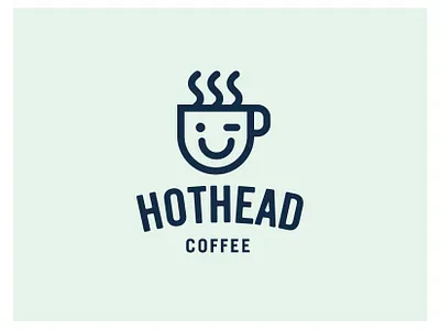 Hothead Coffee branding coffee coffee cup coffee logo logo