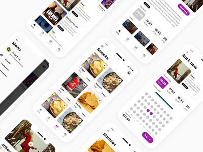 Cinema Booking App app design bad boys cinema interface interface design joker mobile app mobile app design mobile ui redesign concept ui design ux design