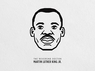 Martin Luther King Jr. black history black lives matter civil rights design geometric illustration martin luther king martin luther king jr. mlk mlkj mlkjr portrait