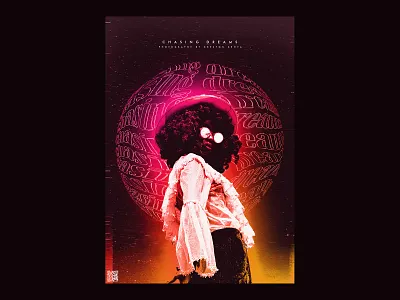 Chasing Dreams abstract design experimental gradient photography photoshop poster poster a day space
