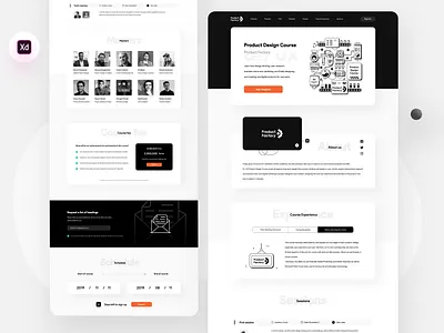 Freebie: Product Factory black course factory flat icon illustration illustrator learn learning minimal product product design typography ui vector web website