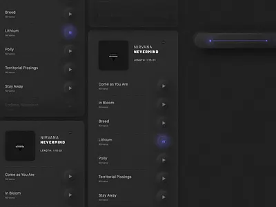 Music App, UI Trend 2020. Neumorphism app appdesign figma music neumorphic neumorphism player ui uiux userexperience userinterface ux
