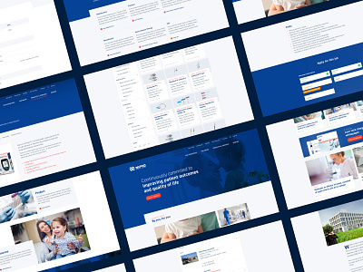 Nipro Europe clean concept design diabetes health healthcare hospital hospitals interface layout magazine nurses packaging pharma ui ui ux design ux web webdesign website