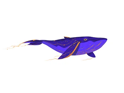 Purple Whale art block five blockfive colourful design dribbble dribbbleshot illustration purple vector whale