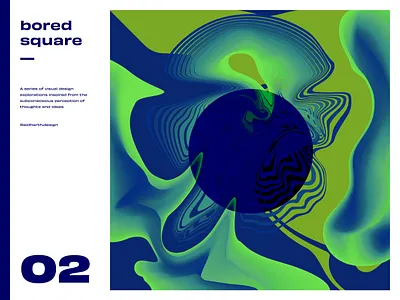 Bored Square 02 box digital gradient graphic art graphics mesh procreate square visual visual art