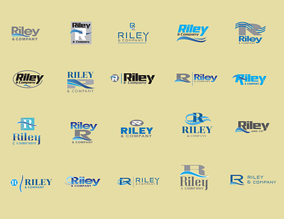 Riley & Company Logo Identity Comps