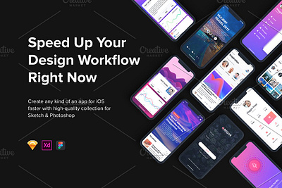 Origin Mobile UI Kit android app application automation blue control curve degree graphic hybrid ios light photoshop psd pump robot stats ui ux uxui