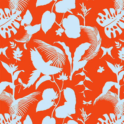 Tropicalia I design fabric fabric design fabrics fashion fashion design flower flower pattern flowers illustration pattern pattern a day plants seamless pattern seamlesspattern surface design surface pattern