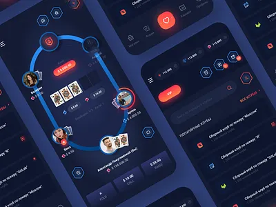Poker App - Texas Hold'em 2020 trend app app design app game app ui appdesign application casino design flat game app game design ios ios app minimal poker ui uiux ux