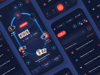 Poker App - Texas Hold'em 2020 trend app app design app game app ui appdesign application casino design flat game app game design ios ios app minimal poker ui uiux ux