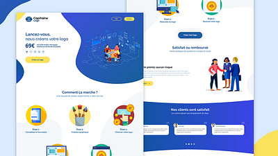 CapitaineLogo - Création de logo adobe design logo logotype mobile sketch ui uidesign ux uxdesign web xd