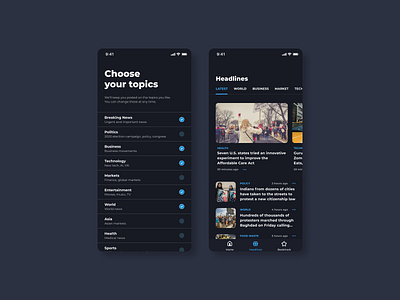 News app adobe xd app app design application chat app colors design ios ios app mobile mobile app mobile app design mobile design mobile ui newsapp ui uidesign uiux uiuxdesign ux