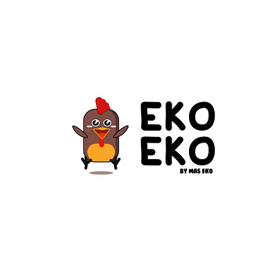 EKOEKO ayam ayam goreng branding design illustration logo logo ayam logo design logo designer logodesign logos logotype usaha ayam crispy vector