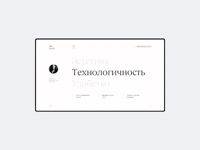 Presentation for my clients branding clean design landing onepage ui ux