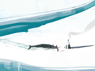 WhaleHunter art background design brainpanstudio character design characterdesign concept art dailydesignchallenge design digital art illustration