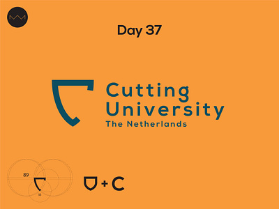 Day 38: University logo adobe dailylogo dailylogochallange design graphicdesign grid illustration illustrator logo logodesign