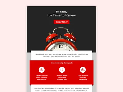 Dark Mode Renewal Email Layout art campaign dark mode email email design email layout email marketing email template email templates really good emails renew renewal template ui uidesign ux uxdesign webdesign