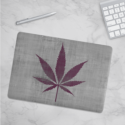 Distressed Indica Macbook cannabis branding cannabis design design illustration marijuana photoshop vector