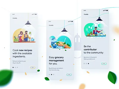 Cookify - The modern recipe platform adobexd uiux uidesign appdesign design neumorphism ui