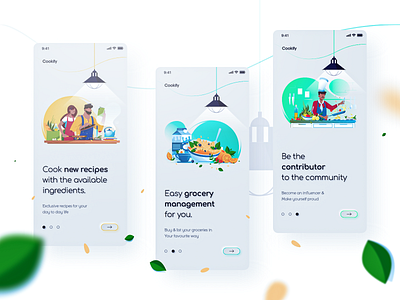 Cookify - The modern recipe platform adobexd uiux uidesign appdesign design neumorphism ui