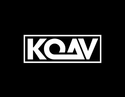 KOAV MUSIC - LOGO BRAND branding design logo minimal typography vector