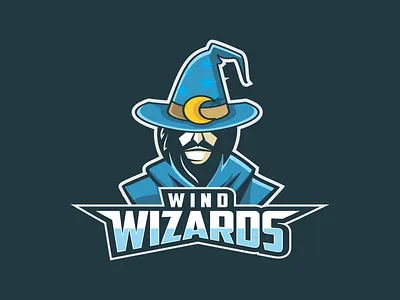 wind wizard branding design esport esports logo icon illustration logo logodesign playful playful logo vector