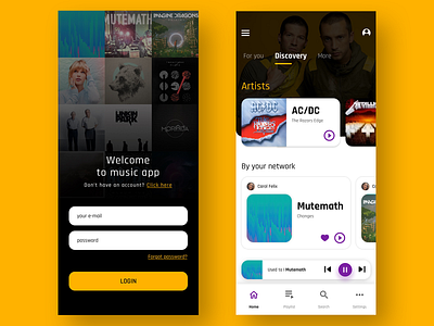 Music App | Project music ui uidesign uiux