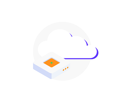 Cloud Hosting V2 art block five blockfive branding cloud cloud computing cloud hosting cloudy design figma graphic hosting illustration illustrator image server vector