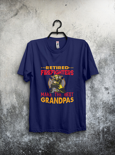 Retierd Fire Fighters grandpas campingtshirt design fire firefighter fishingtshirt tshirt tshirt design tshirtdesign tshirts type
