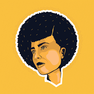 Yellow art creative darwing design designer graphic design head illustration illustrator cc vector