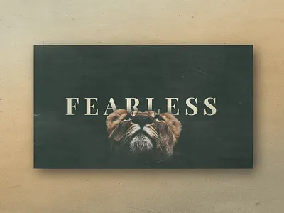 FEARLESS christian design church branding church design church graphics design series graphic
