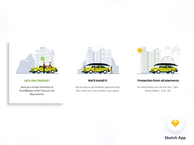 Illustration for Car Umbrella 1st shot admin dashboard agency agency landing page branding car crm designer portfolio illustraion illustration art minimal typography uidesign uxdesign
