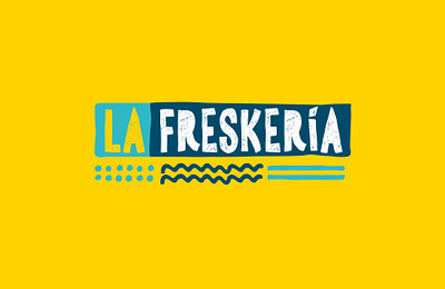 //La Freskería// branding design icrecream illustration logo typography