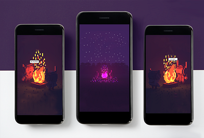 Magic Forest - Game Concept animation app digital art game art game design illustration screens