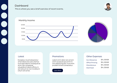 Concept Admin Dashboard design. design ui web