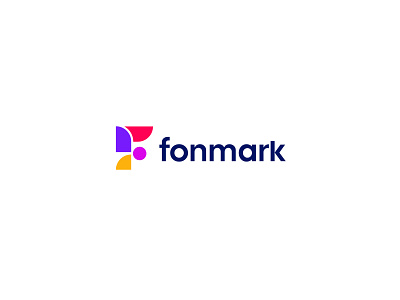 Fonmark full case study branding case study colorful connection custom logo design icon identity internet logo logo mark logodesign logos modern network server symbol wifi