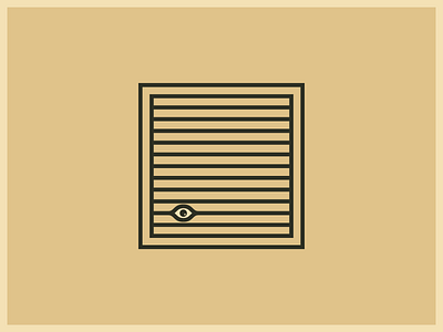 Rear Window by Alfred Hitchcock dribbble weekly warm up dribbleweeklywarmup eye film geometric hitchcock icon design illustration lines logo logo design minimal minimalism movie simple vintage window