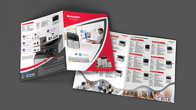 SHARP Brochure Design advertising booklet design branding brochure design catalog design flyer design magazine design print product design promotional design