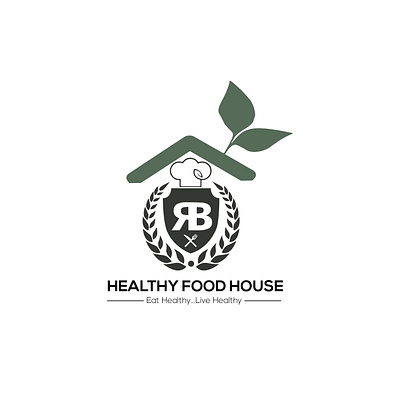 Healthy food logo animation background branding debut flat design graphics illustration logo logo design logotype typography ui ux vector vintage logo website design