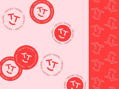 Trick Taipei brand identity branding design logo type vector
