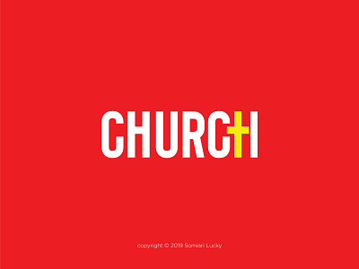 Church calligram church cross expressive type expressive typography logomark naija calligram challenge typeplay