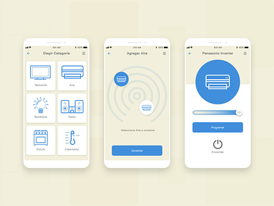 IOT APP design icon mobile ui typography ui ux vector