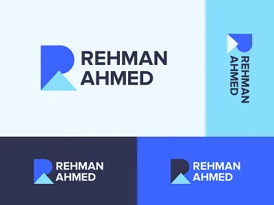 Rehman Ahmed - Personal Logo branding branding and identity branding design branding identity branding identity design design flat geometric design logo logo design minimal modern logo ui ui design visual identity visual identity design