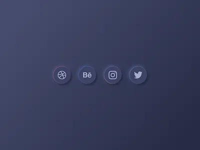 Social Media Dark Mode - Neumorphism clean dark mode dark ui design neumorphic neumorphism shadow sketch skeumorphism ui ux
