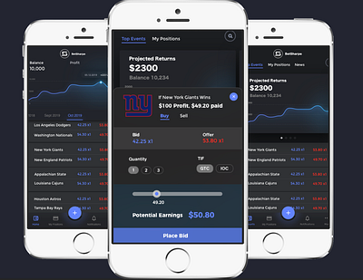 Sports Betting Mobile App design graphic design illustration mobile app design mobile design product design sports sports betting sports brand sports design sports logo ui ux visual design